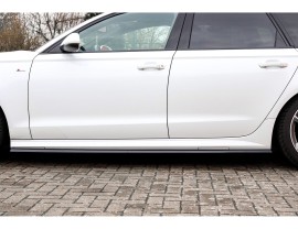 Audi A6 / S6 C7 / 4G Facelift I-Tech Side Skirt Extensions