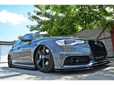 Audi A6 / S6 C7 / 4G MX Side Skirt Extensions