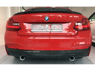 BMW 2 Series F22 / F23 DTM-Style Carbon Fiber Rear Bumper Extension