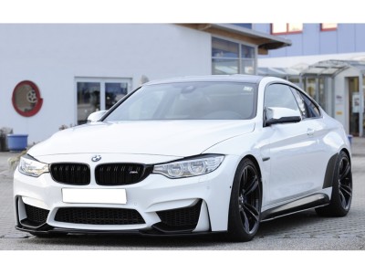 BMW 4 Series F82 / F83 M4 Recto Carbon Fiber Side Skirt Extensions