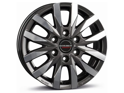 Borbet Commercial CW6 Mistral Anthracite Glossy Polished Wheel