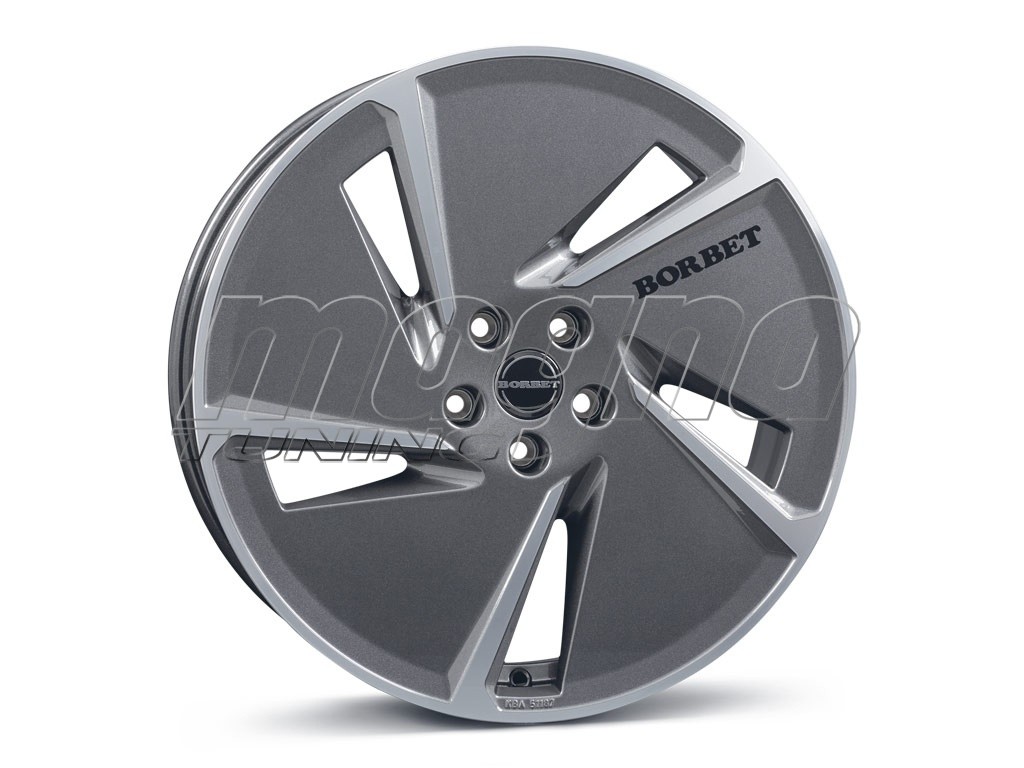 Borbet Premium AE Mistral Anthracite Polished Glossy Wheel