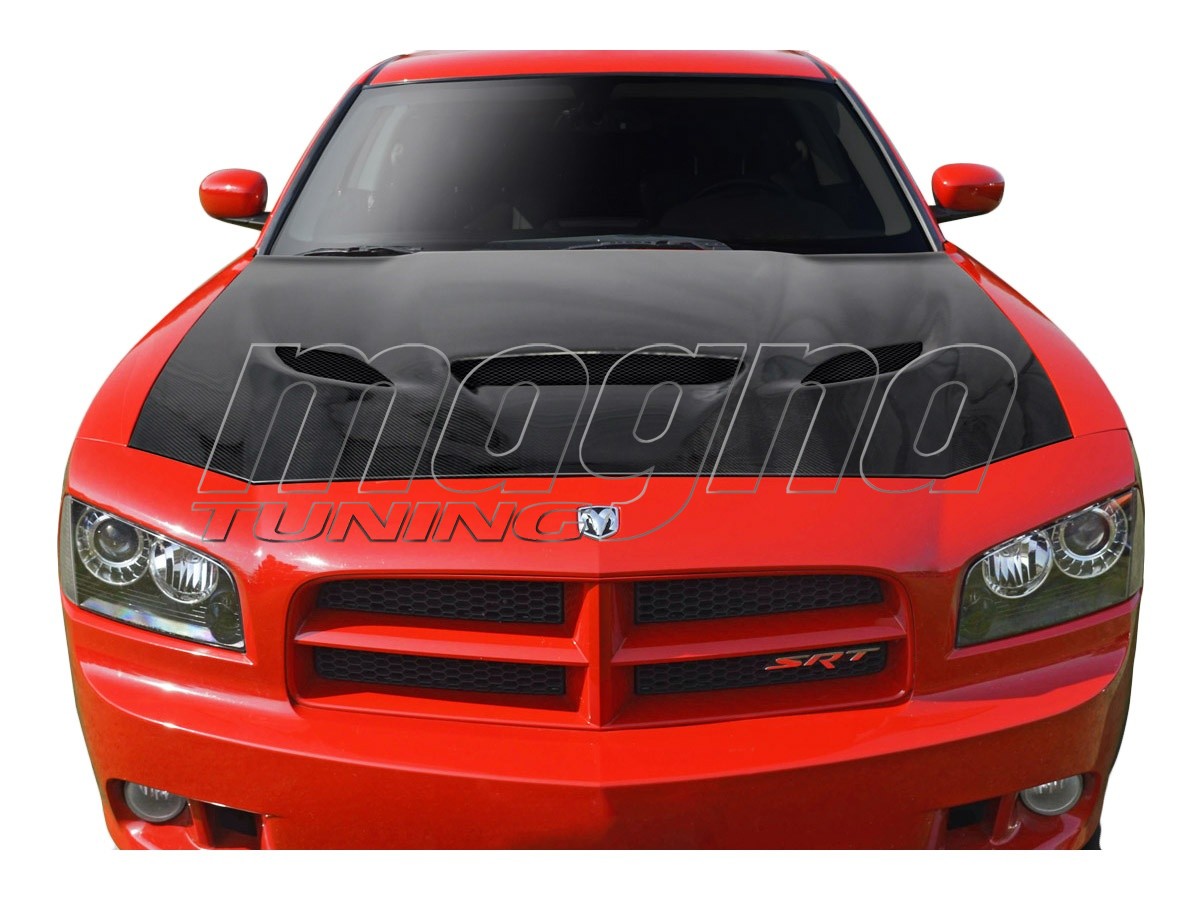 Dodge Charger MK1 Hellcat-Look Carbon Fiber Hood
