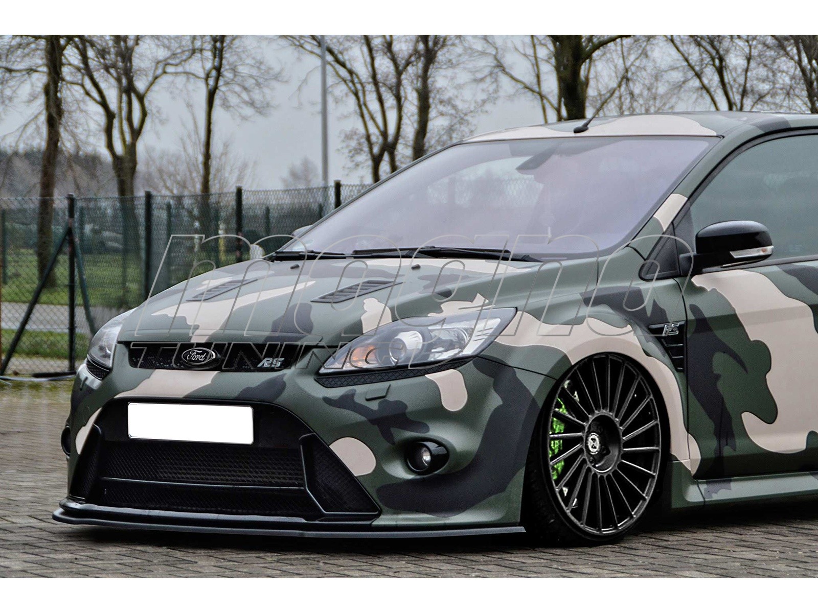 Ford Focus 2 RS Intenso Front Bumper Extension