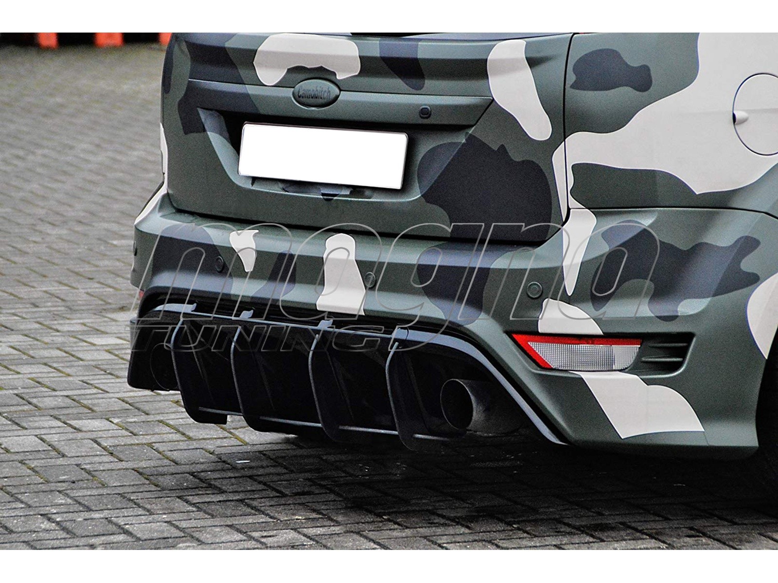 Ford Focus 2 RS Intenso Rear Bumper Extension