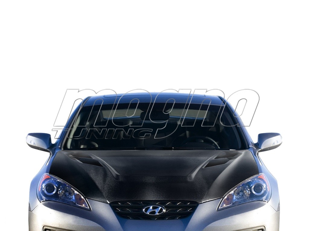 Hyundai Genesis Coupe Vortex Carbon Motorhaube
