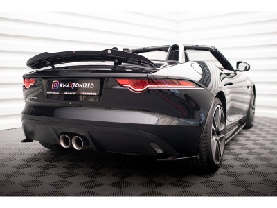 Jaguar F-Type Facelift Master Rear Bumper Extensions