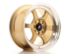 JapanRacing JR12 Gold Polished Lip Wheel