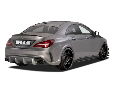 Mercedes CLA C117 45 AMG CX Side Skirt Extensions