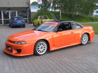 Nissan 200SX Silvia S14A Facelift Wide Body Kit Racer