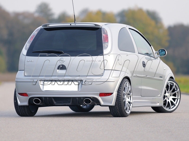 Opel Corsa C Vector Rear Bumper Extension