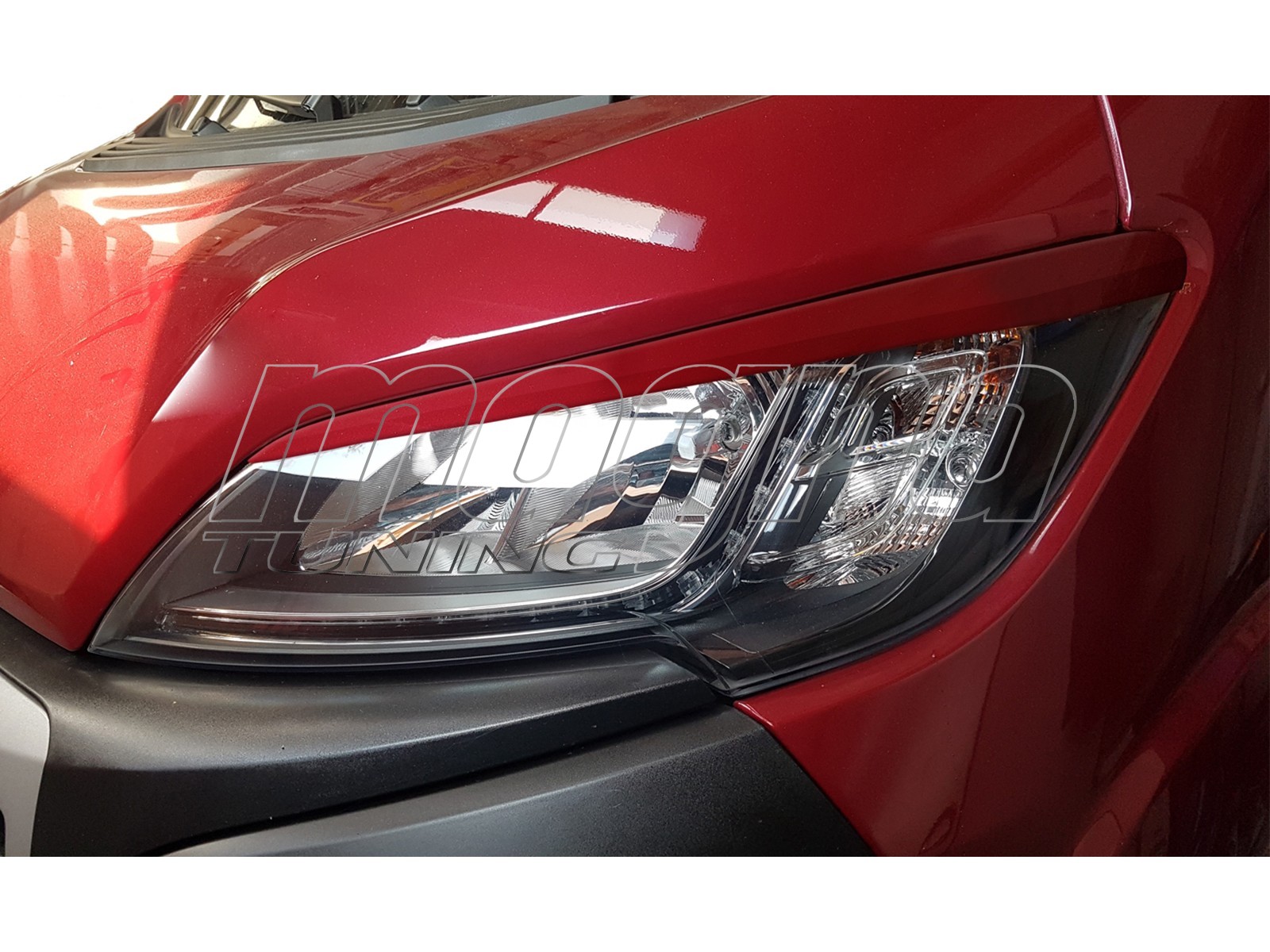 Peugeot Boxer MK3 Facelift VX Headlight Spoilers