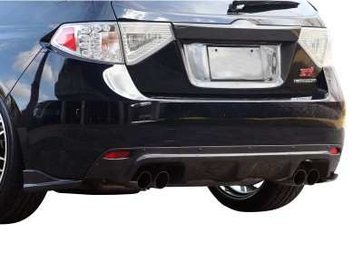 Subaru Impreza MK3 WRX / STI Speed Carbon Fiber Rear Bumper Extension
