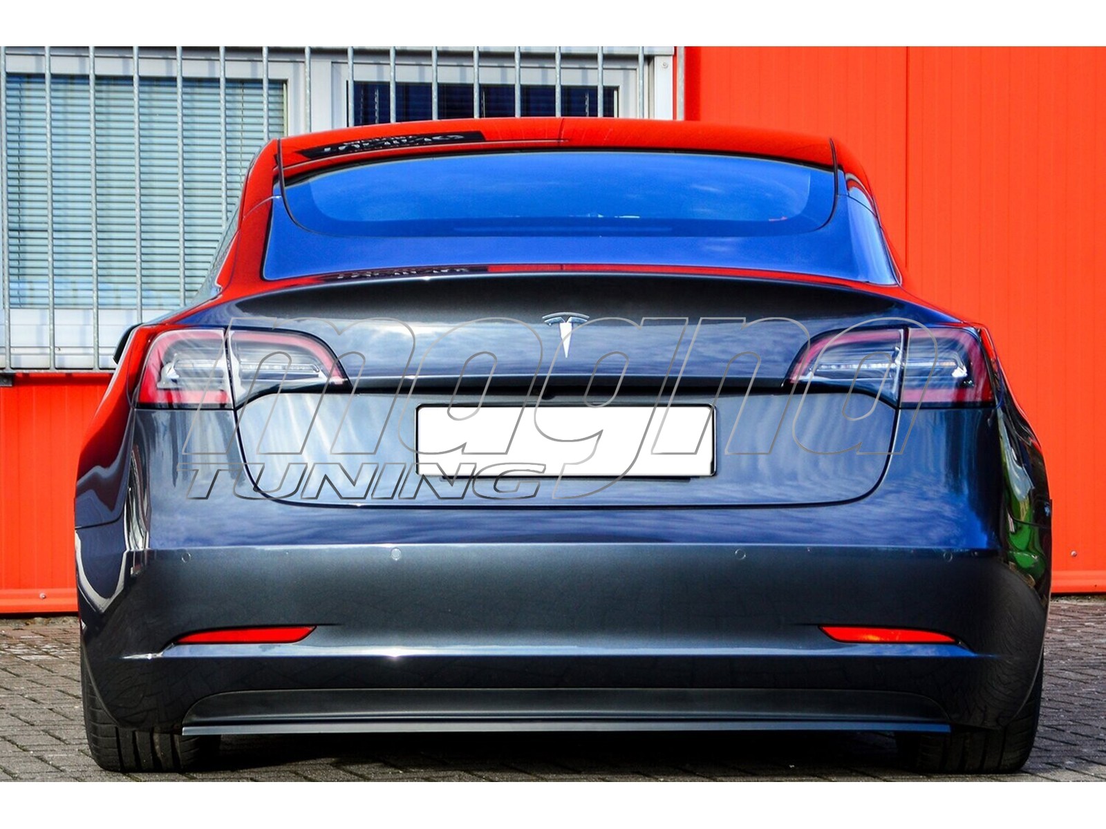 Tesla Model 3 : Aileron arrière de performance (ABS + revêtement) - Plugear