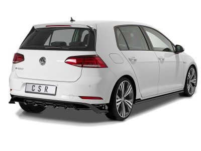 VW Golf 7 Facelift ESX Rear Bumper Extension