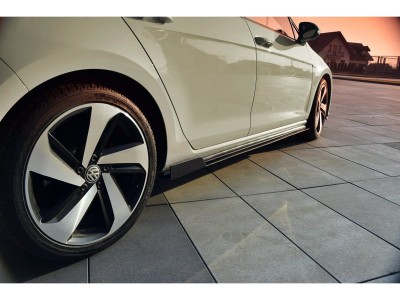 VW Golf 7 GTI / GTD / GTE Facelift R1 Side Skirt Extensions