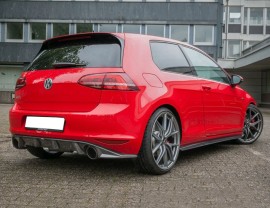 VW Golf 7 GTI / GTD RaceLine Carbon Fiber Rear Bumper Extension